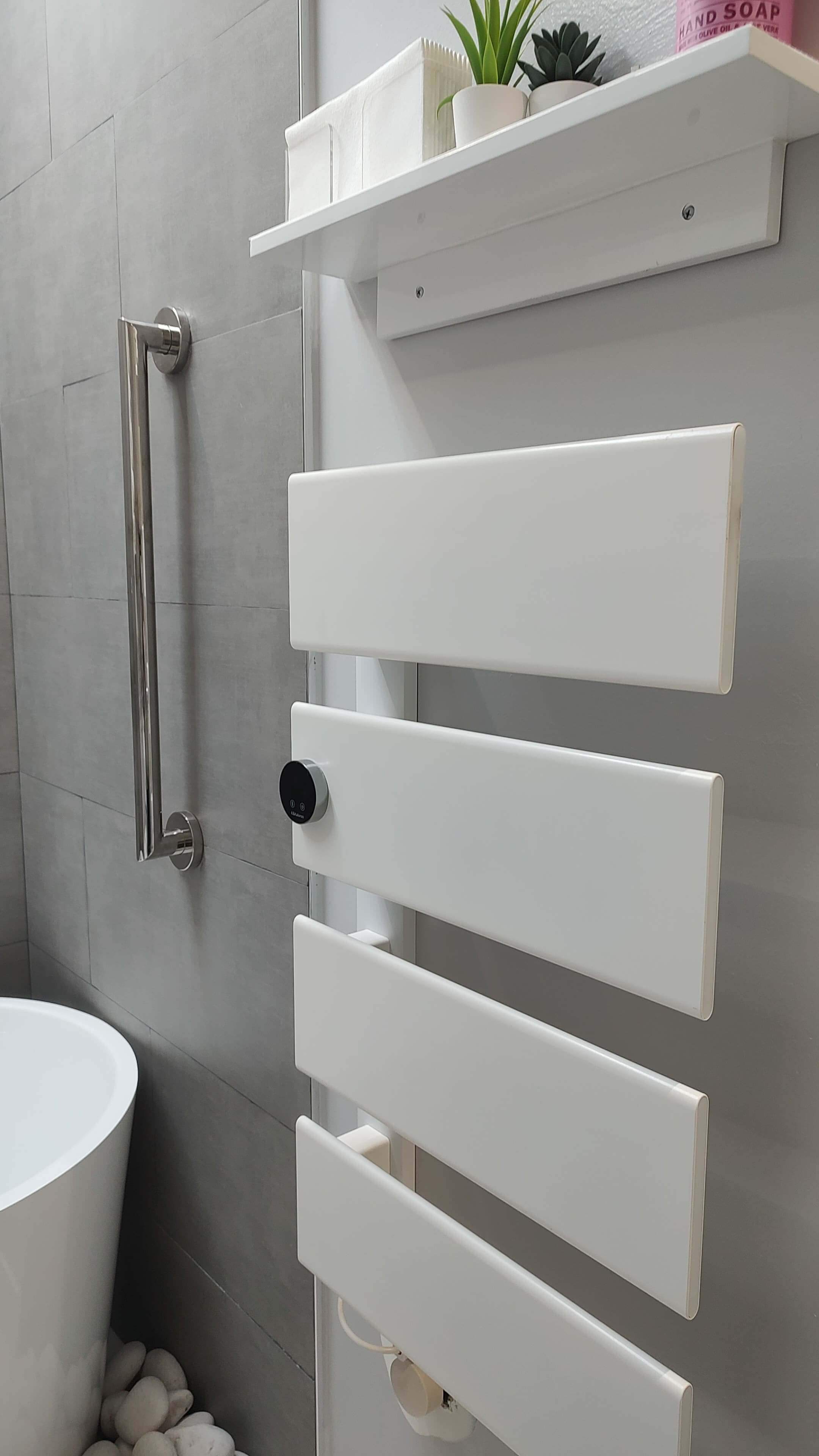 Bathroom plumbing fixtures installed during remodel